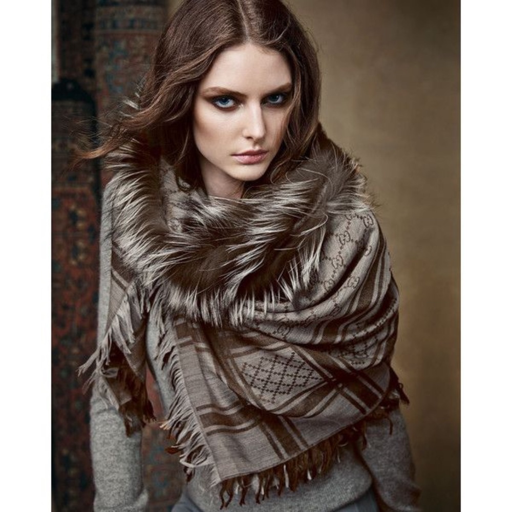 Gucci Fox Fur Scarf